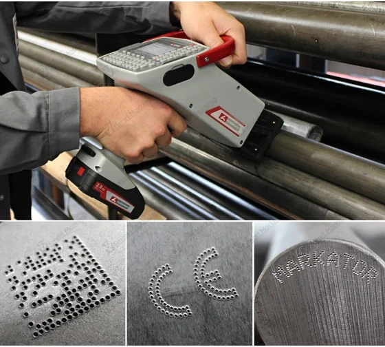 Купить портативный ударно-точечный маркиратор markator flymarker mini 85x45 по металлу MarknStamp по низким ценам в Смарт Маркинг